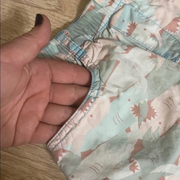 Okie Dokie Toddler Pastel Shark Shorts - Picture 2 of 4